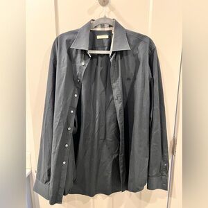Men’s Burberry Brit black button down shirt